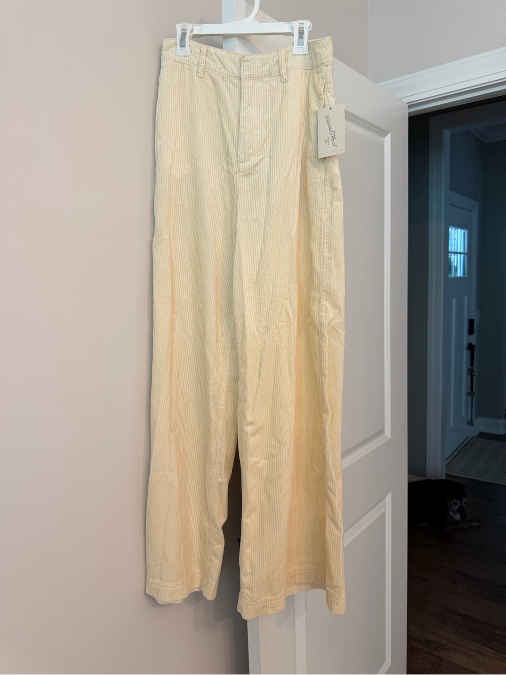 Universal Thread Cream Wide-Leg Corduroy Pants